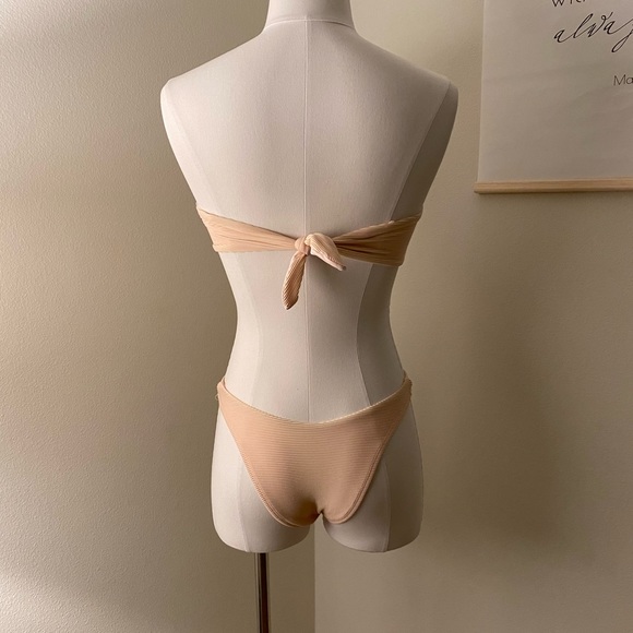 Vitamin A Mila Bandeau Top and California High Leg Bottom Set - Picture 6 of 10